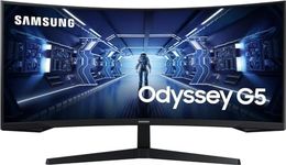 34" Samsung Odyssey G55 LC34G55TWWEXXY WQHD Curved Monitor