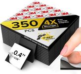 X-bet MAGNET Magnetic Squares - Industrial Flexible Sticky Magnets - Peel & Stick Magnetic Sheets, Tape Alternative to Magnetic Stickers, Magnetic Strip (350)