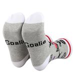 PXTIDY Goalie Socks Hockey Goalie Goaltender Gift Ice Hockey Gifts For Hockey Players Ice Hockey Goalie Gift