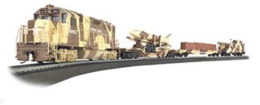 Bachmann 752 Strike Force HO Scale Electric Train Starter Set, Camouflage