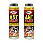 Ant Killer Powder for Indoor and Outdoor Use - Strongest Ant Killer for Lawns, Home, Garden to Kill Ants, Cockroaches, Woodlice, Earwigs and Crawling Insects (Pack of 2)