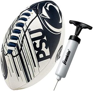 Franklin Sports Penn State Foam Football - Youth Mini Football for Kids - 8.5" Junior Soft Foam Ball - SPACELACE Easy Grip Cover - Perfect Toy for Kids