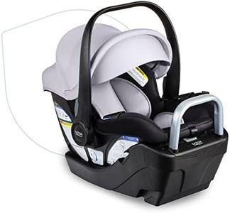 Britax Willow S Infant Car Seat with Alpine Base, ClickTight Technology, Rear Facing Car Seat with RightSize System, Glacier Onyx