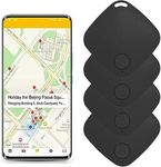 FiTspi 4Pcs Tile GPS Tracker,Wallet Key Pet Finder,Smart Bluetooth Tracker with Anti-Lost Alarm Reminder for Keys, Pets, Phone, Wallet, Handbag, Wireless Anti-lost Tracking Device for IOS & Android