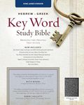 KJV Hebrew-Greek Key Word Study Bible (Key Word Study Bibles): King James Version Black Bonded Wider Margin