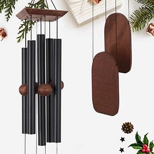 ASTARIN Wind Chimes Outdoor Large Deep Tone, Memorial Wind Chimes Outdoor, Gifts for Housewarming/Mother Day/Christmas, Outdoor Decor for Patio, Garden, Yard, Home (36 Inch Black Wind Chime)