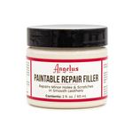 Angelus Leather Filler for Filling or Repairing Holes, Tears, Cracks, Scratches, for Leather Car Seats, Furniture, Shoes- Flexible - 2oz