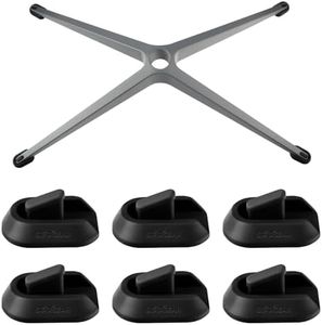 Klutchtech Starlink Dish Stand Pads Fit for Standard Actuated Gen 2, Anti-Slip Silicone Starlink Protective Foot Pads Mount Starlink Accessories (6 Pack)