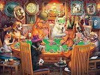 White Mountain Puzzles - Poker Dogs