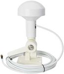 HYS Marine GPS Antenna IP65 Waterproof Antenna W/7M(22.96ft) RG58 Coaxial Cable SMA Male Connector with Marine ABS Mount Base