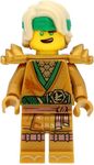 LEGO Ninjago Mini Figure Golden Lloyd (2021 Edition) with Shoulder Armor and Swords