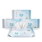 Comfy Life Premium Full Body Cleansing Wet Wipes For Adults - Large Luxury Fresh-feel Rinse-free Fragrance-free Bed Bath Incontinence Hygiene Intimate-care Soft Sheets (4 Pack (320 Wipes)