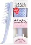 Tangle Teezer Ultimate Detangler Hairbrush, Eliminates Knots & Reduces Breakage, Mini Hair Brush for Travel, Small Hands & All Hair Types, Digital Lavender