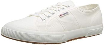 Superga Unisex 2750-COTU Classic Gymnastics Shoes, White-Rose Gold, 7 UK