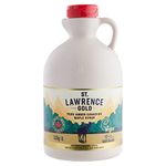 St Lawrence Gold 100% Pure Canadian Maple Syrup 1 Litre - Grade A, Amber - Rich, Caramel Butter Syrup for Pancakes, Waffles, Cooking and Glazing - Gluten Free, Vegan, Bulk Buy