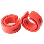 Aramox Auto Spring Bumper Cushion, 2 Pcs Car Spring Shock Absorber Flexible Rubber Bumper Shock Buffer Power Cushion Coil Spring Spacer (B+)