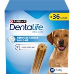 DENTALIFE Large Dental Chicken Dog Chews 36 Sticks (Pack of 2)