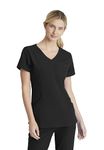 BARCO Skechers Vitality Women’s Charge V-Neck Scrub Top - black - X-Large