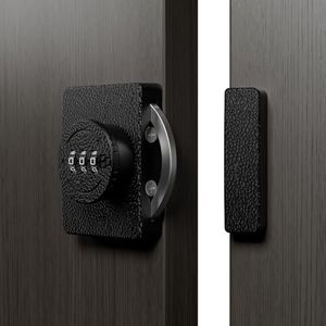 ETEKJOY Keyless Cabinet Lock 3-Digit Combination for Swinging/Sliding Door Drawer Cupboard Locker Closet Wooden Box Hook-Locking (Black, 180 Degree)