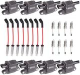 ENA Set of 8 Ignition Coil and 7mm 