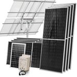 ECO-WORTHY 1600W Solar Tracker System: 8pcs 195W Monocrystalline Solar Panels, Expanded Version Dual-Axis Solar Tracking Kit with Power Box and Controller for Shed Farm Yard