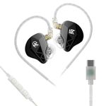 AUDIOCULAR x KZ Beast HiFi Wired Type-C in-Ear Monitor (IEM) Earphones with KT02H20P DAC, KZ Collab IEM, 10mm Dynamic Driver, App Sound Customization, Wide Soundstage, Detachable 2-Pin Cable