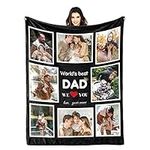 Gifts for Dad Blanket Personalized 