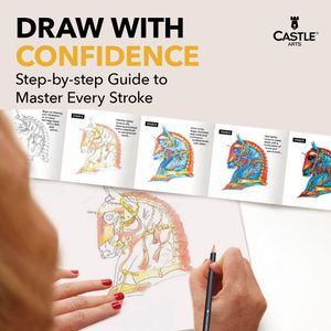 Castle Art Watercolour Pencils Set – 72 Colors for Artists