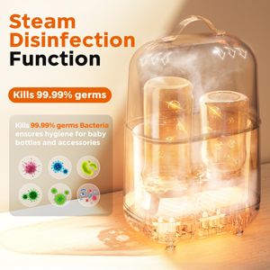 Bear Baby Double Bottle Warmer & Sterilizer – Digital Display, Portable