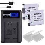 Batmax 2Pc NB-11L NB-11LH Batteries + LCD USB Charger for Canon PowerShot A2300 is,A2400 is,A2500,A2600,A3400 is,A3500 is,A4000 is,ELPH 110 HS,ELPH 115 HS,ELPH 130 HS,ELPH 320 HS,ELPH 340 HS Camera