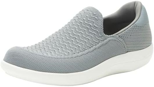 Alegria Steadie - Timeless Comfort, Arch Support and Style - Slip On Knit Lighweight Women's Shoe for Everyday Elegance and Slip-Resistant - Nursing, Healthcare and Hospitality Professionals, Coin, 9