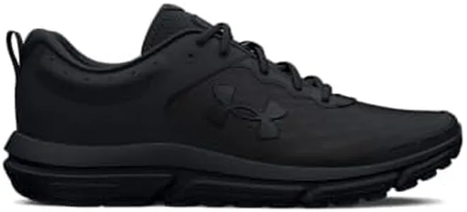 Under Armour Men's Charged Assert 10, (004) Black/Black/Black, 10.5, US