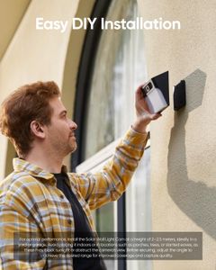 eufy Solar Wall Light Cam S120 – Wireless Outdoor 1080P Security Camera, Motion Light, AI Detection, IP65