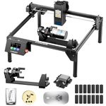 LONGER RAY5 Bundle Laser Engraver, 20W Laser Cutter with Air Assist and 3-in-1 Rotary Kit, Desktop Laser Cutter and Engraving Machine for Wood, Acrylic and Leather, DIY Craft and Gift Making