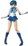 TAMASHII NATIONS - Pretty Guardian Sailor Moon - Sailor Mercury - Animation Color Edition, Bandai Spirits S.H.Figuarts Action Figure