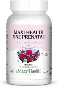 Maxi Health One Prenatal Vitamin Supplement for Pregnant and Lactating Women 4 Month Supply, 120 Count
