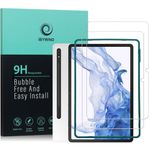 IBYWIND Screen Protector For Samsung Galaxy Tab S8(11 Inches),with 2Pcs Tempered Glass,[Fingerprint Reader,Easy to install]