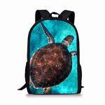 Beauty Collector Kids Backpack for School Turtle Personalized Backpacks for Boys