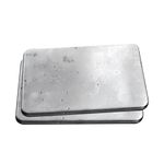 Outset Stainless Steel Ice Packs, Set of 2 Travel Ice Packs, 7” x 4.75” x 0.5”