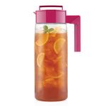 Takeya Patented and Airtight Pitcher Made in the USA, BPA Free, 1.8 Liter / 2 Quart, Raspberry