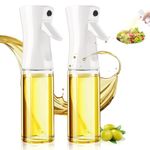 Swetfela 300ml Oil Sprayer, 2 pack Olive Oil Spray Bottle, Kitchen Vinegar Oil Mist Spray Bottle, Glass Spray Bottle Available for Kitchen, Cooking,Grilling, Baking, Air Fryer, Salad