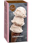 Triple Scoop Ice Cream Mix, Starter for use with Home Ice Cream Maker, Non-Gmo, No Artificial Colors or Flavors, Ready in Under 30 Mins (1, Strawberry)