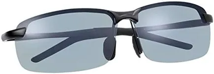 Blue Light Blocking Computer Glasses Photochromic Polarized UV Protection Safety Sunglasses for Men and Women Day and Night Spring Hinge Sports Driving Eyewear Anti Glare Eyestrain Eyeglasses