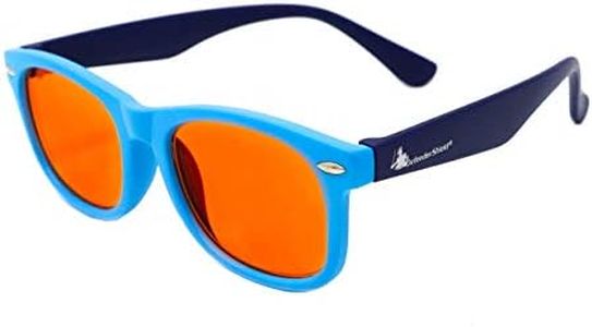 DefenderShield Kids Blue Light Blocking Glasses for Computer, Mobile, Video Games, Gaming - 99% Blockage