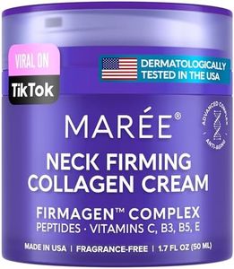 MAREE Neck Cream - Neck Creams for Tightening and Firming with Hyaluronic Acid - Face Moisturizer for Women - Skin Care Tighten and Lift - Facial Lifting - Anti Aging & Wrinkles Treatment - 1.7 fl oz