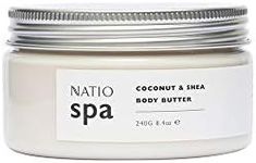 Natio Australia Spa Coconut & Shea Body Butter 240g - Creamy, Hydrating & Gentle Coconut Scented Body Moisturiser - Made in Australia