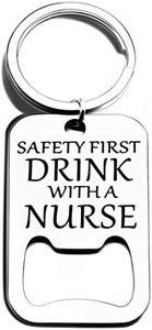Iweca Nurse Gifts for Male Christmas Nurse Appreciation Gifts Nurses gifts for Men Son Nurses Bottle Opener Keychain for Men Nursing Prayer Graduation Valentines Birthday Medical Assistant Gift