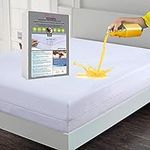 MIA Anti Bed Bug Mattress Protector, Waterproof Zippered Mattress Cover, Anti-Allergy, Breathable - Protection against Dust Mites and Insects Mattress Encasement (Double)