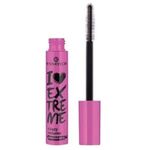 Essence I Love Extreme Crazy Volume Mascara 12 ml Ultra-Black / for Extreme Volume and Particularly Thick Eyelashes / Mascara