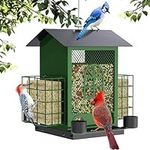 PerchMe Metal Bird Feeders for Outd